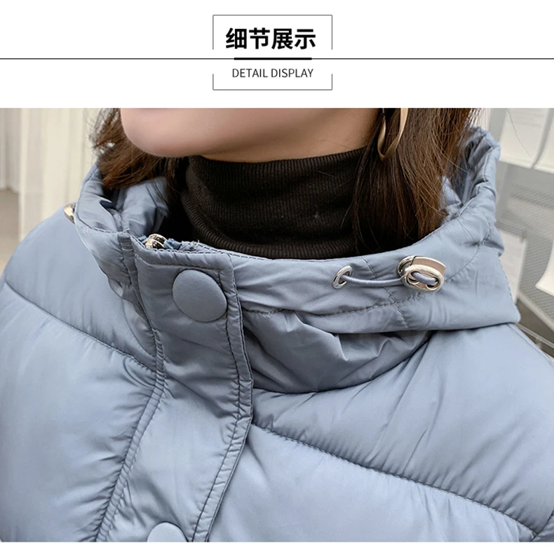 Neploe/верхняя одежда с капюшоном, пальто, новая осенне-зимняя женская теплая однотонная хлопковая куртка, парки, приталенные толстовки, верхняя одежда на молнии 54505