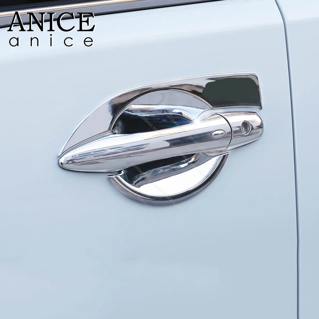 4 шт. Chrome наружная дверные ручки чаши отделка Подходит для Nissan Patrol Y62 2012 2013