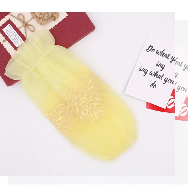 Длинный корейский стиль, бутик, Женская домашняя одежда, противообрастающее кружево, длинный рукав, шнуровка, анти-грязный, для детей, офис, двойной слой, манжеты