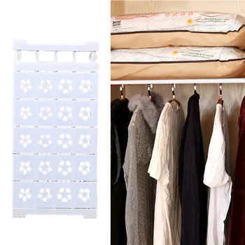 

Adjustable Closet Organizer Nail-free stretching Wardrobe layered separated shelves Bathroom Kitchen Cabinet Storage Rack Holder