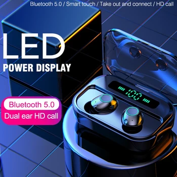 

M7 TWS Wireless Bluetooth V5.0 Earphones Stereo Sports Waterproof Touch Control Earbuds Earphone With Charge Box Mic Headset