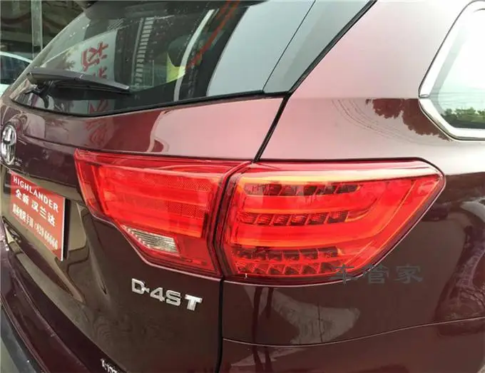 AKD автомобильный Стайлинг для Toyota Highlander задний светильник s Highlander светодиодный задний светильник DRL+ тормоз+ Парк+ сигнал