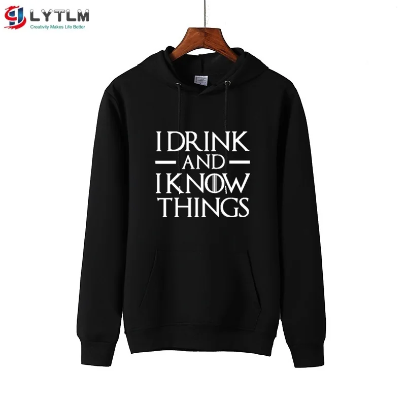 MS6118 Black LYTLM I Drink and I know Things футболки для мальчиков-подростков Осенняя детская футболка для детей 12 лет футболки с длинными рукавами для маленьких мальчиков с рисунком аниме Camisetas - Цвет: MS6118 Black
