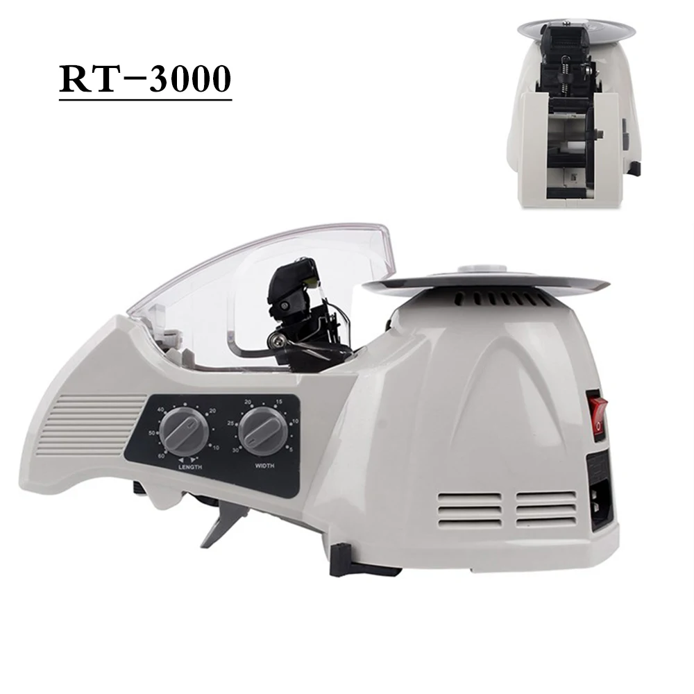 

RT-3000 220V 5-25mm Width Automatic Packing Dispenser Three Intelligent working modes Tape Adhesive Cutting Cutter Machine