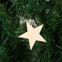 25 шт резные деревянные новогодняя елка со звездой Висячие подвесные праздничные украшения