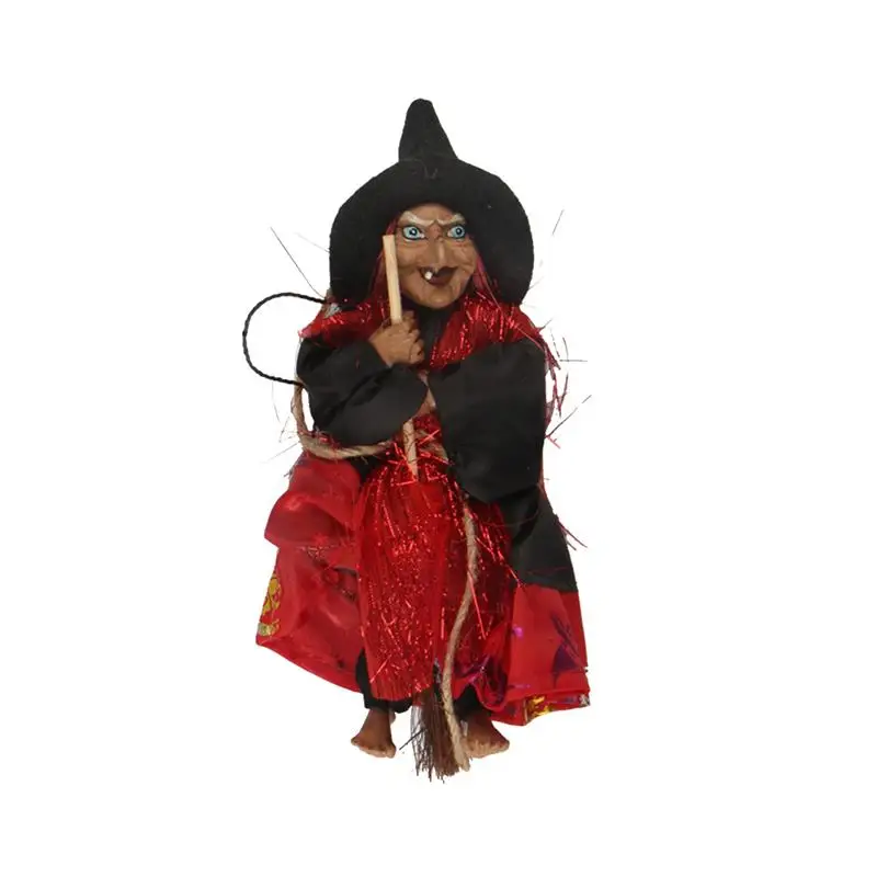 Подвесная фигурка ведьмы ужасов, украшение на Хэллоуин, подвесные украшения, вечерние украшения для сада, праздника, газона, декор для патио, случайный цвет