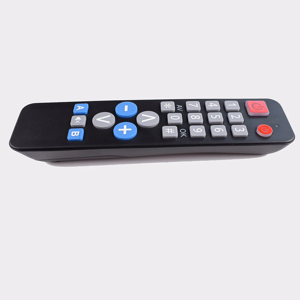 Universele eenvoudige grote knop afstandsbediening voor senioren Eldly, voor IR afstandsbediening