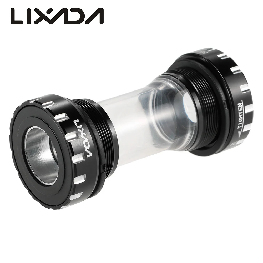 

Lixada Bottom Bracket 68-73mm Bike Bicycle Axis MTB Road Cycling Bottom Bracket CNC Aluminum Alloy BB for SHIMANO