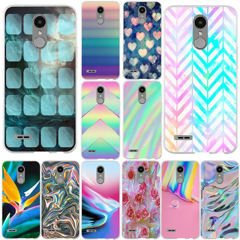 Fashion Holographic Art Soft TPU Mobile Phone Accessories for LG G2 G3 Mini G4 Stylus G5 G6 G7 ThinQ K4 K7 K8 K10 2017 Bag | Мобильные