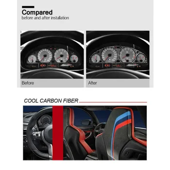 

For BMW E46 M3 1998-2005 Instrument Panel Trim Replacement Cover Decoration Reliable