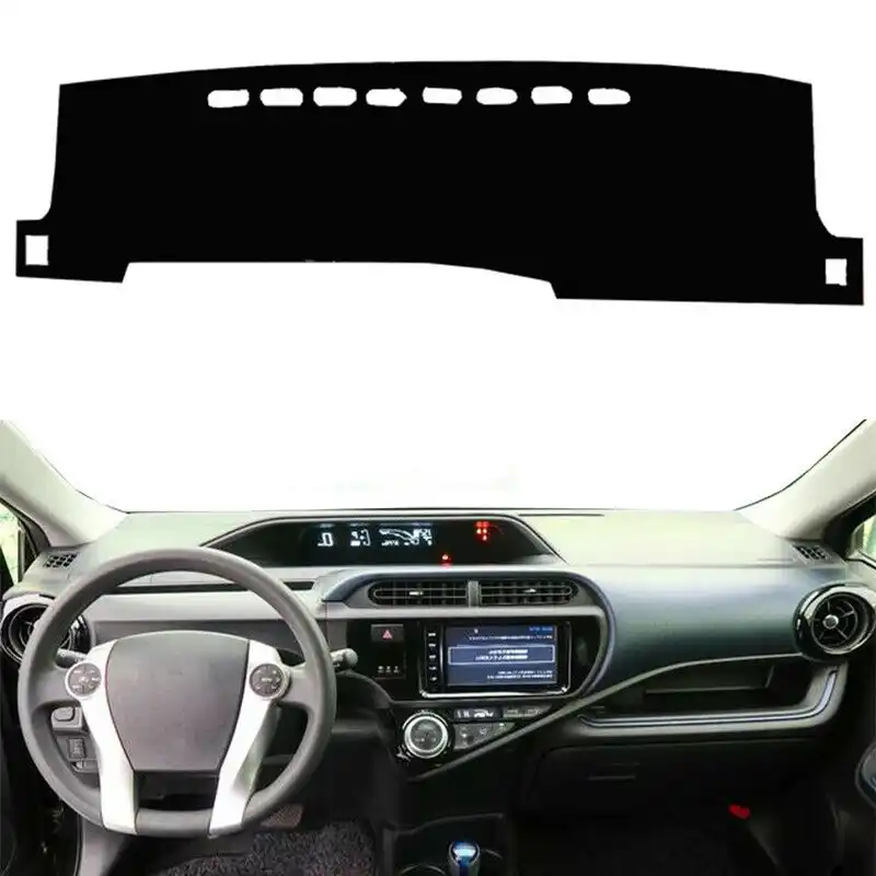 For Toyota Prius C Aqua 11 16 17 18 19 Dashmat Dashboard Cover Mat Pad Dash Sun Shade Instrument Carpet Car Accessories Interior Mouldings Aliexpress