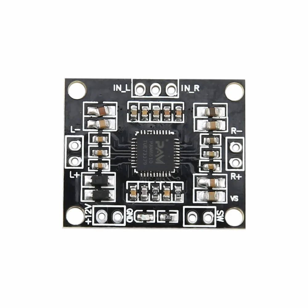 DC 12 В PAM8610 Мини Класс D Цифровой Усилитель мощности доска 2X15 Вт двухканальный стерео цифровой усилитель доска