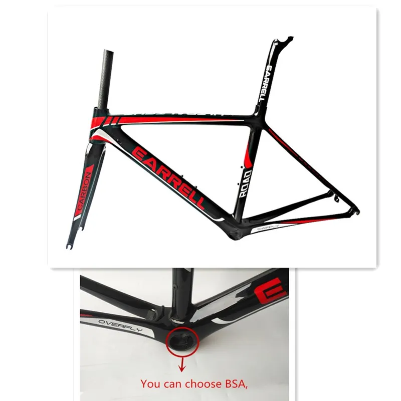 carbon fibre road racing bicycle
