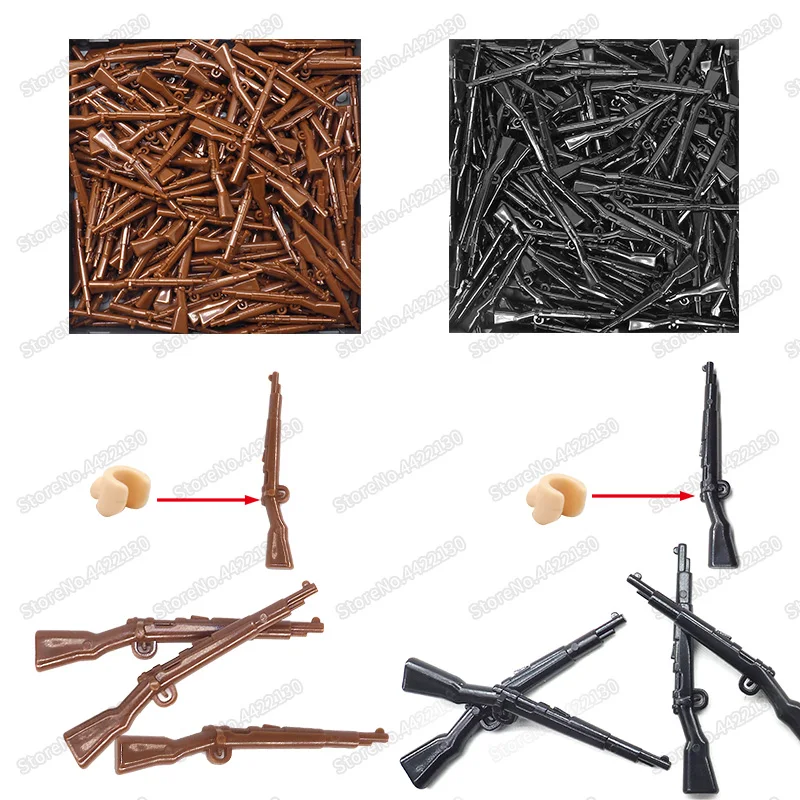 Weapons Military Building Blocks 98k Gun Model Rifle Army ww2 Soldier Figures Special Forces PUBG Moc child christmas gift Toys
