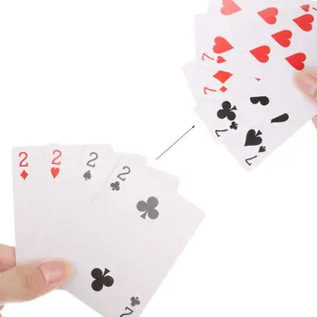 

4 Cards 7 To 2 Transformer Magic Tricks Magic Props Close Up Magic Toy Kids Toy 24BE