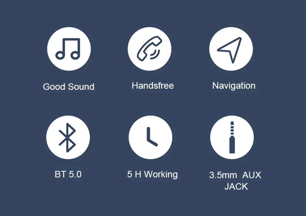 AUDEW BT001 bluetooth 5,0 2-в-1 аудио приемник адаптер стерео Динамик Hands-free 3,5 мм AUX для автомобиля bluetooth автомобильный набор, свободные руки
