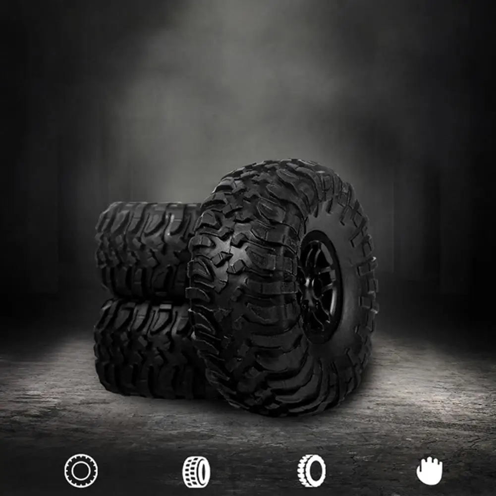 Kuulee 1/12 2,4G 4WD Rc автомобиль с светодиодный светильник гусеничный альпинистский внедорожник Грузовик D90