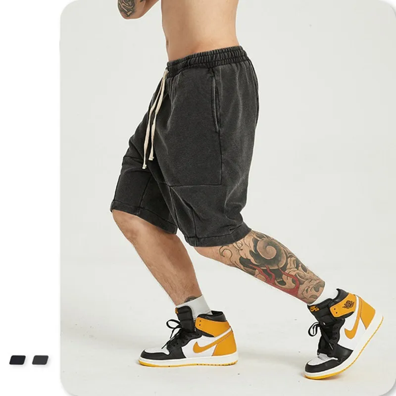 

Shorts New Summer Casual Men Fashion Style Heavy Industry Washed Harlan Shorts Man Shorts Bermuda Beach Shorts