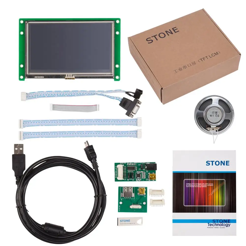 STVI043WT-01 камень бренд TFT lcd HMI сенсорный экран с последовательным интерфейсом для использования оборудования
