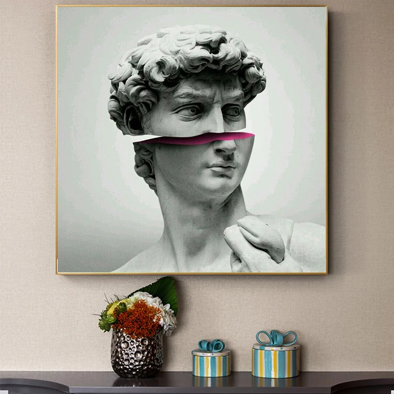 Картина на холсте Vaporwave абстрактные постеры принты настенное смешное искусство