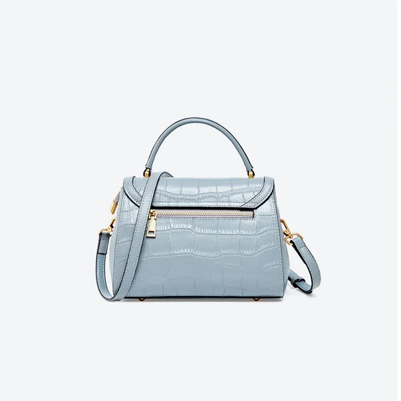 Crossbody Bag Summer Women Genuine Leather Shoulder Bags Crocodile Handbag Real Leather Totes Female Crossbody Bag Blue crossbody bag women handbags leather shoulder bag