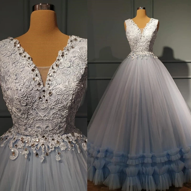 Светло-фиолетовое вечернее платье robe de soiree с v-образным вырезом без рукавов Длина бисера Вечерние платья Длинные Vestido de festa Lon