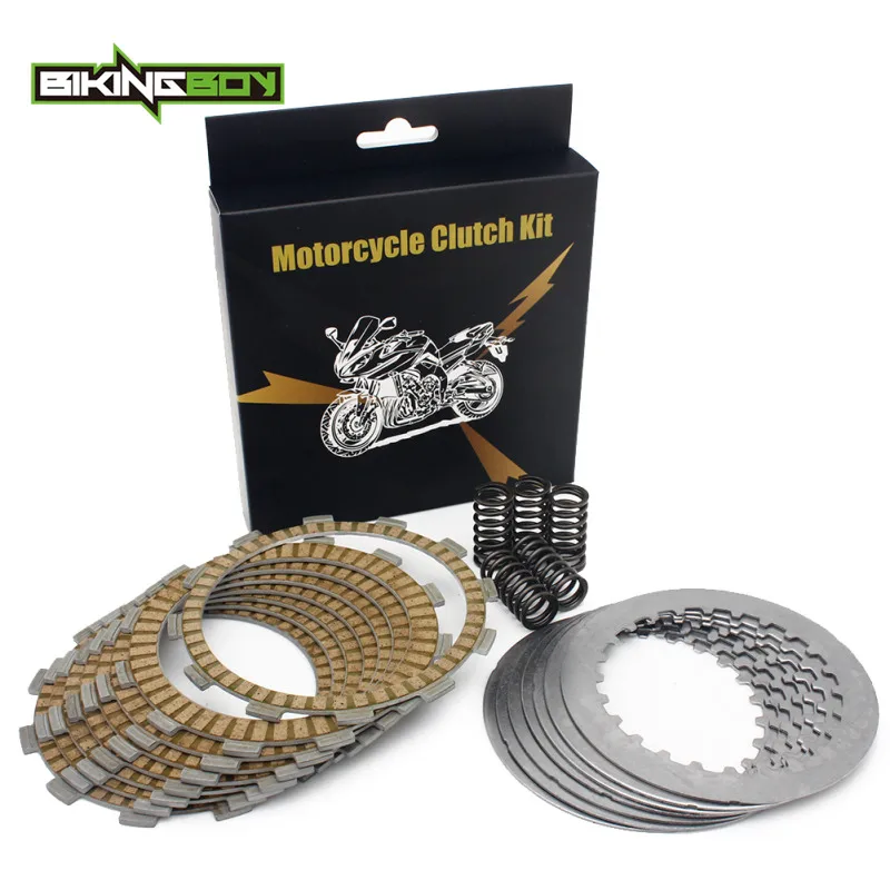 BIKINGBOY CRF250R 08 09 CRF250X 04-17 16 15 14 13 12 11 10 09 08 07 фрикцион+ Сталь сепаратор пластин для тяжелых нагрузок