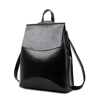 

The new backpack female leather college style multifunctional casual female leather backpack school bags backpack women