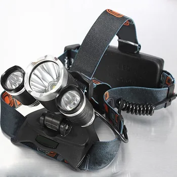 

5000LM LED Headlamp 4-Mode Zoom Headlight Head Torch for Camping Hunting Flashlight 18650 Battery Fishing Explore Led Headlight