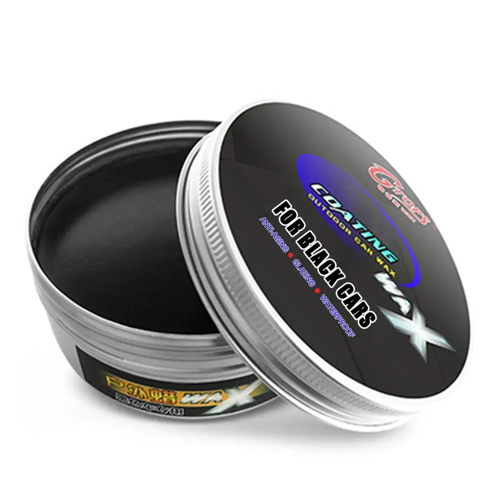 Senior Black Car Wax Care Paint Waterproof Care Scratch Repair Car Styling Crystal Hard Car Wax Polish Scratch Remover photo