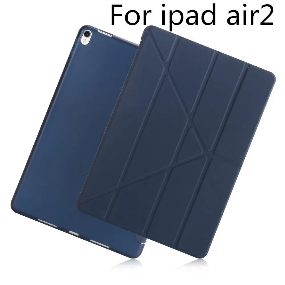 Для ipad air2, 10,2,, pro10.5,, 9,7, чехол для планшета из Уретанового термопластика анти-капля и анти-деформация чехол для ipad 7-го поколения Чехол - Цвет: Тёмно-синий