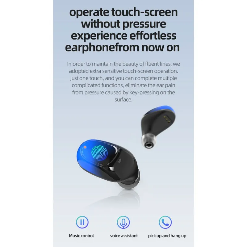 TWS беспроводные наушники Bluetooth наушники 5,0 Мини bluetooth гарнитура Водонепроницаемый головной убор Мощный светодиодный дисплей