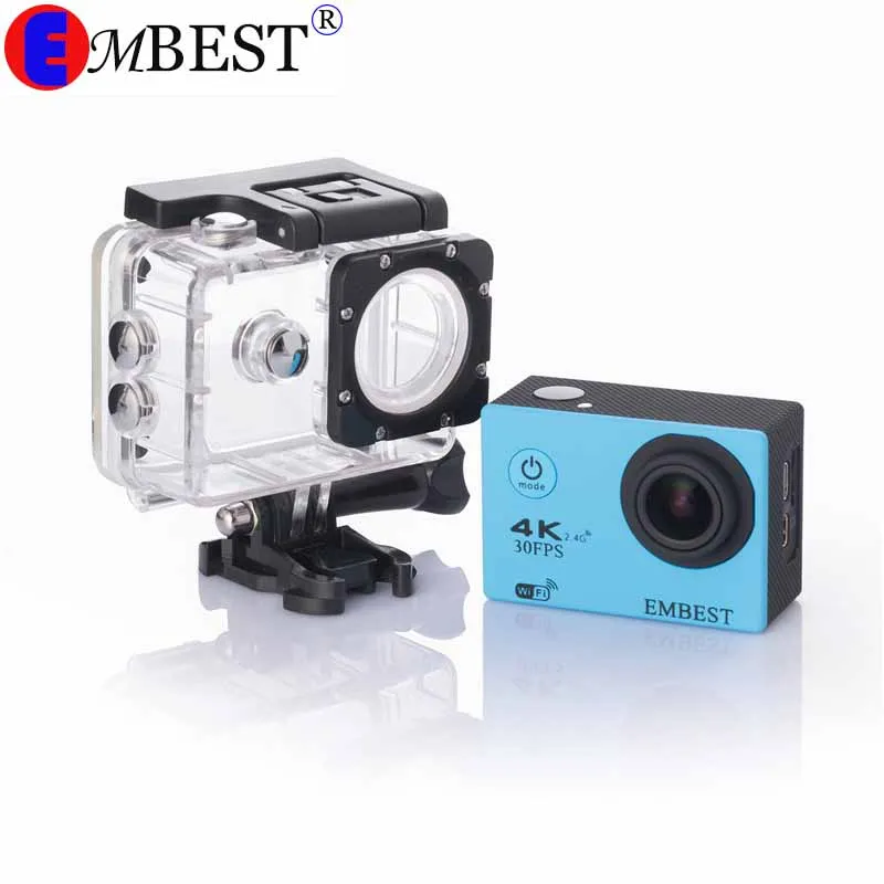 EMBEST EM60/EM60R экшн камера 4K Wifi Ultra HD 2 0 дюйма LCD 170D 30 м водонепроницаемый с пультом