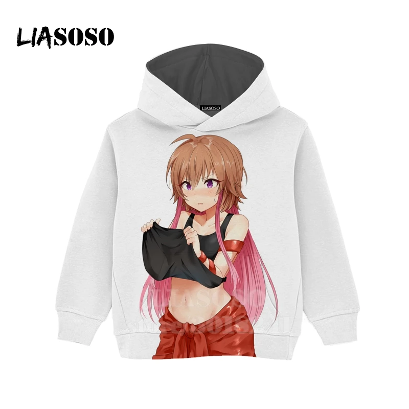 Новая детская толстовка с 3D принтом Anastasia Idol Master Золушка для девочек детские толстовки с капюшоном с Аниме Топ для мальчиков и девочек, Детский свитер для подростков, B173 - Цвет: 13