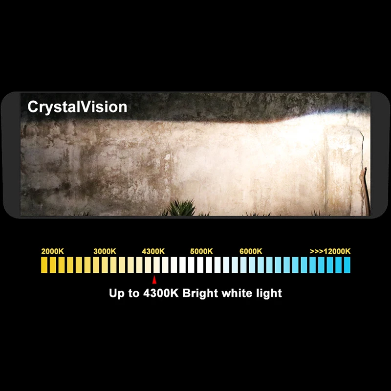 Philips HB4 галогенный 60/65 Вт 12 В Crystal Vision 4300K яркий белый светильник, автомобильная лампа 9006, головной светильник T10, оригинальные аксессуары для автомобиля, 2 шт