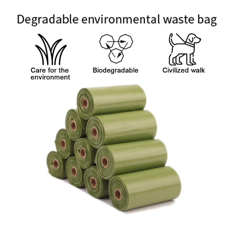 Пакеты для уборки собак биоразлагаемые экологически чистые пакеты щенков кошек