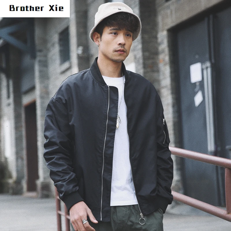 

Winter Thick Cotton Jacket Men's Warm Fashion Solid Color Casual Baseball Uniform Jacket Man Streetwear Hip Hop Bomber Jacket