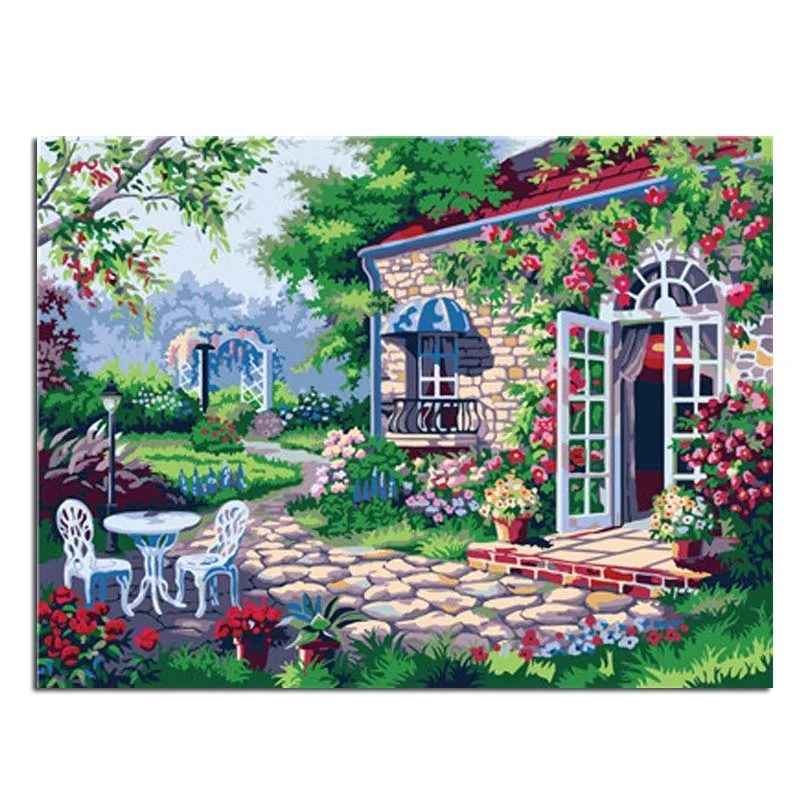 

Frame For DIY Digital Painting By Numbers Modern Wall Art Canvas Painting Frame Home Decoration Wooden Frame Wallpaper Artwork