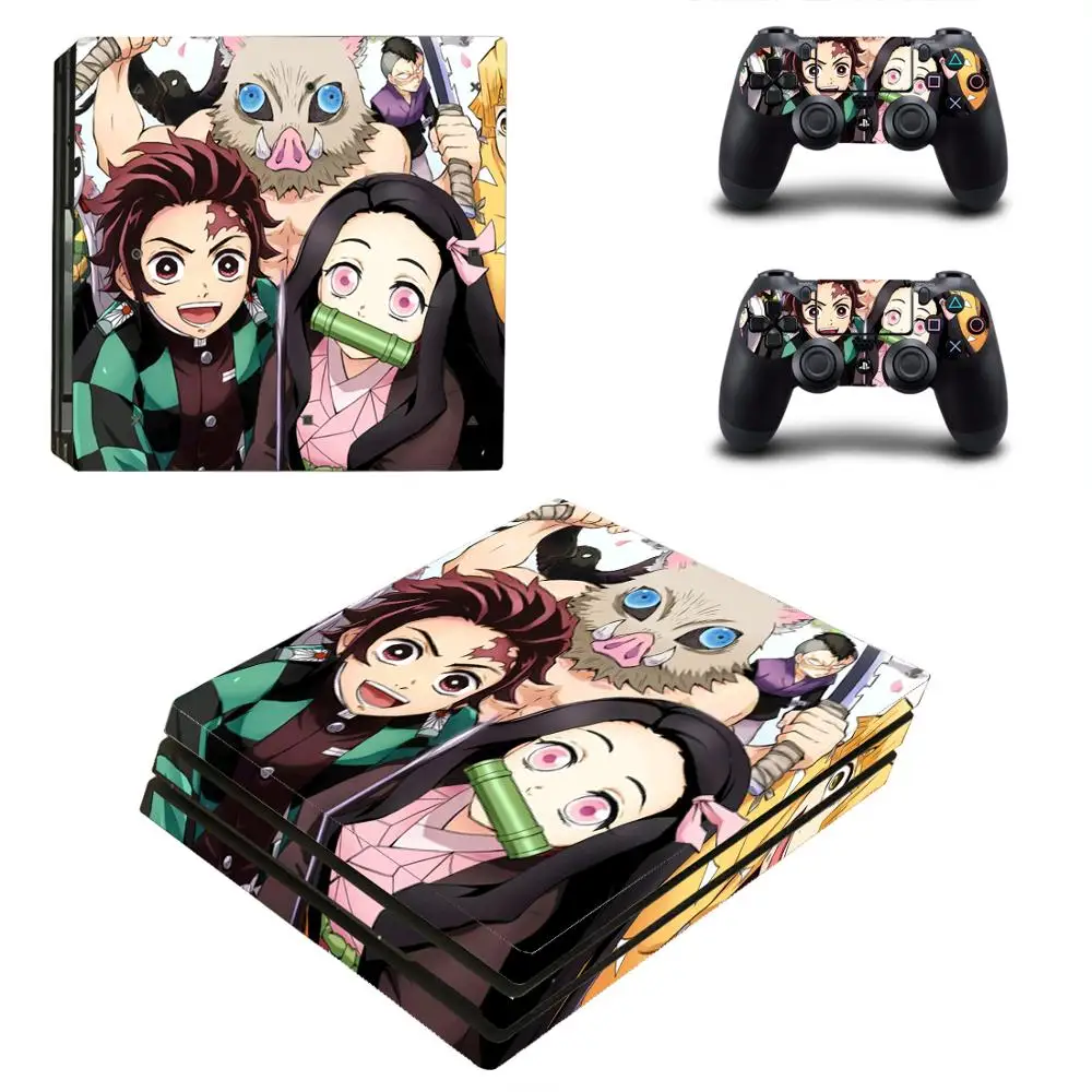 KYSP4P-1100 Demon Slayer: Kimetsu no Yaiba Pro наклейка для кожи виниловая наклейка для консоли Playstation 4 и контроллеров PS4 Pro наклейка для кожи - Цвет: KYSP4P-1100