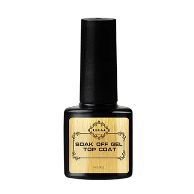 8 мл Лак для ногтей Soak off Top Coat Базовое покрытие матовое верхнее покрытие Длительное УФ-гель маникюрные инструменты для ногтей - Цвет: Top Coat