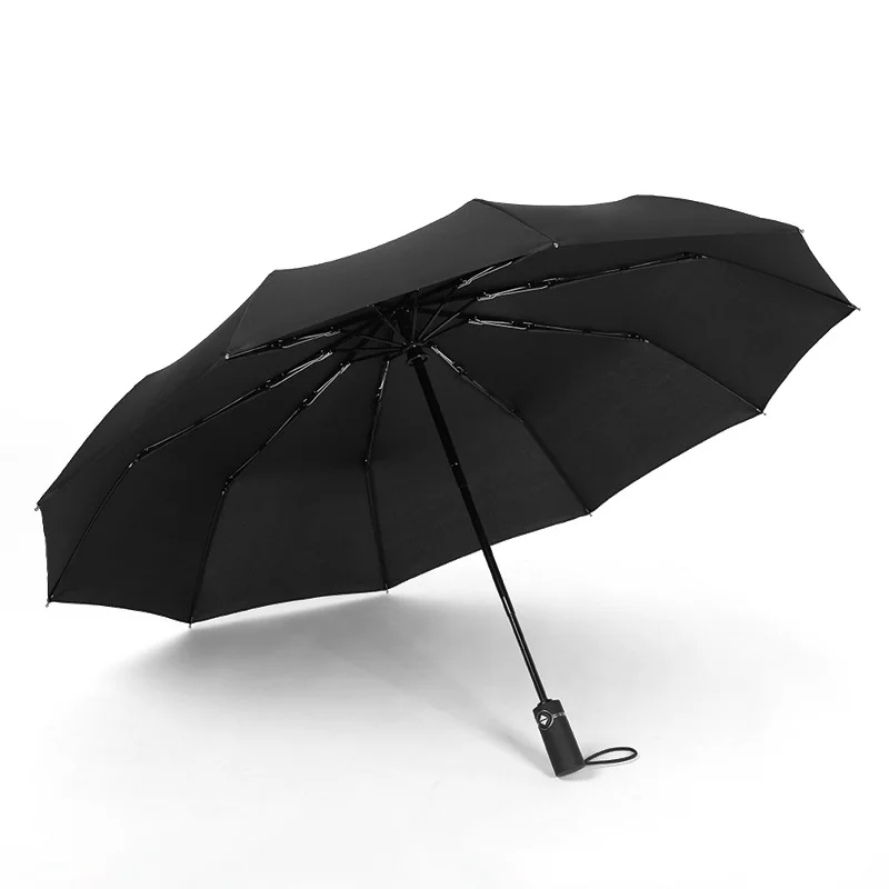 

Cross Border for Currently Available Wholesale Ten Bone Fully Automatic Umbrella Windproof Ultra Large shuang ren san shang wu s