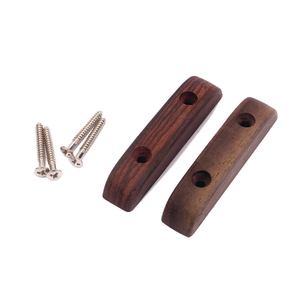 Pack Of 2 High Quality ROSEWOOD 2 Hole THUMBREST For Bass Guitar Accessory