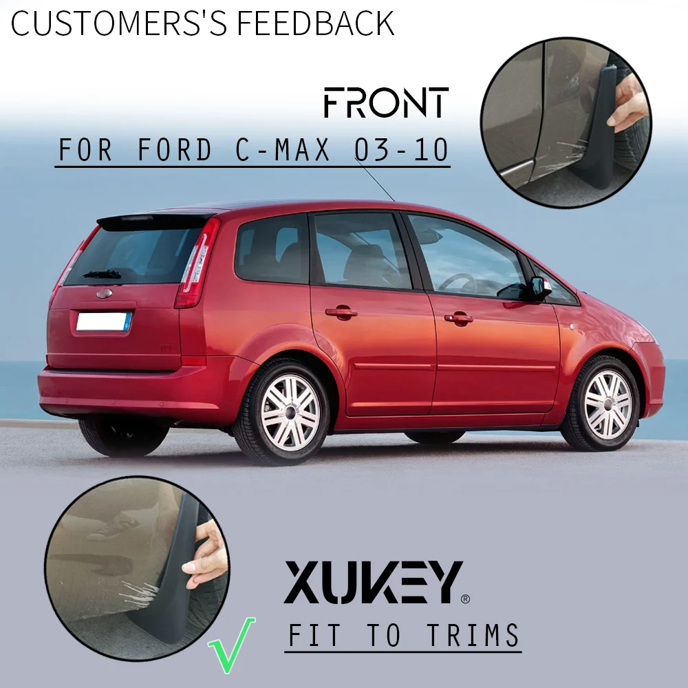 4 шт передние задние брызговики Брызговики для Ford C-Max Focus Grand 2003-2010 2004 2005 2006 2007 2008 2009