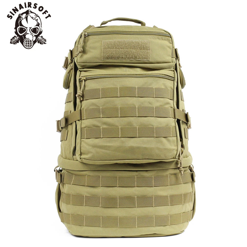 

65L Large Capacity Tactical Backpack Military Army Molle Bag Waterproof Outdoor Assault Pack for Trekking Camping Hunting Bag