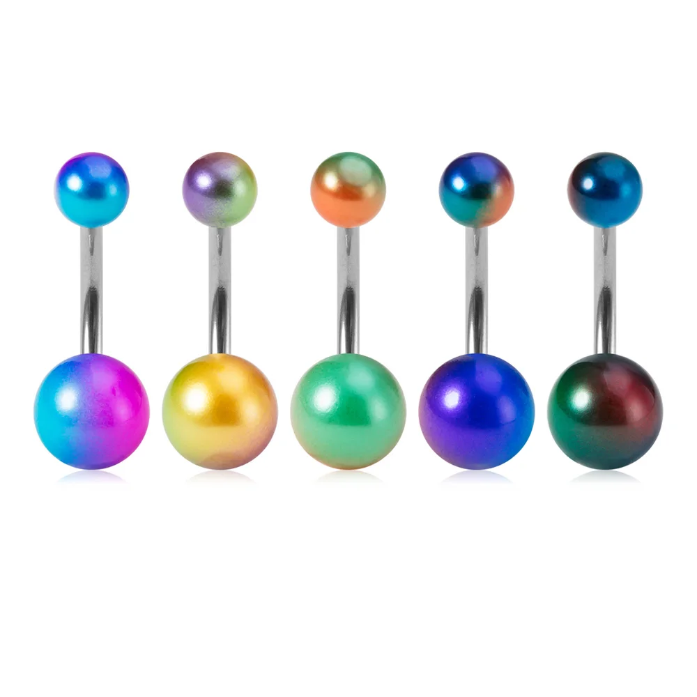 Piero, Ti Presento Il Mio Nuovo Piercing All'ombelico: Arcobaleno Brillante, Acciaio Chirurgico, Anallergico E Comodissimo!
