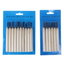 6 шт/10 шт прочная резьба по дереву долотом нож для основной резки дерева DIY инструменты и детальный ручной инструмент для дерева