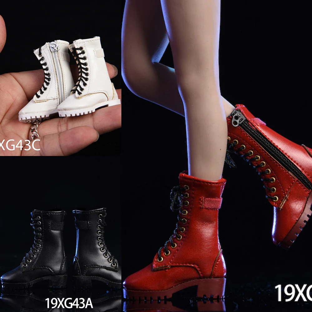 Zapatos de la figura de acción 1/6 Botines de Tacones Altos para 12inchs Cuerpo de de Acción