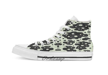 

Space Blobs Custom Casual High Top lace-up Canvas shoes sneakers Drop shipping