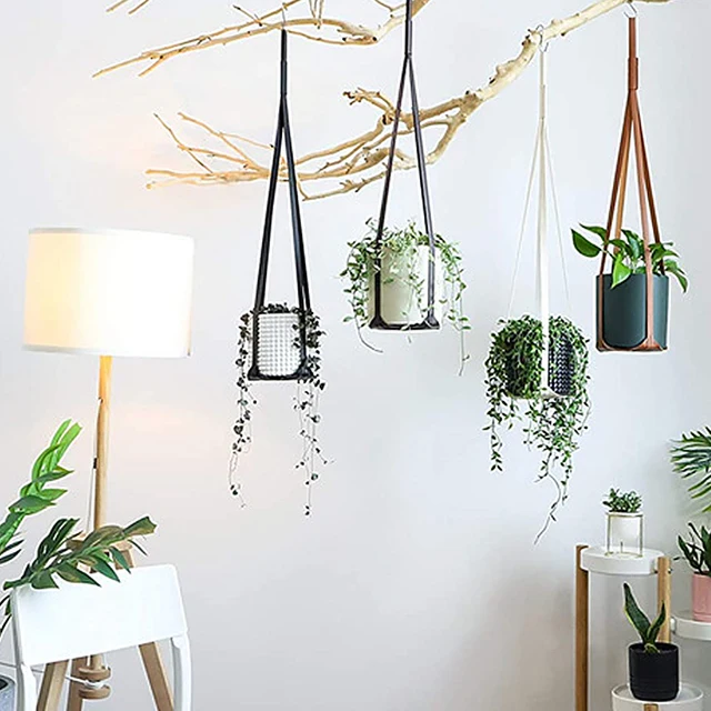 Leather Garden Plant Hanger