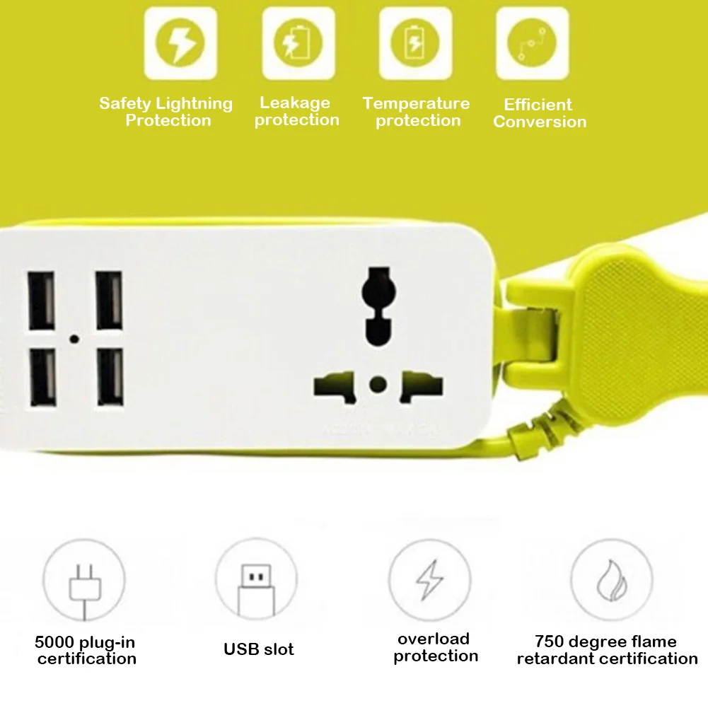 Штепсельная вилка Великобритании USB Розетка силовая полоса Электрическая защита розетки от скачков напряжения удлинительные розетки USB умный мобильный телефон настенное зарядное устройство Настольный концентратор